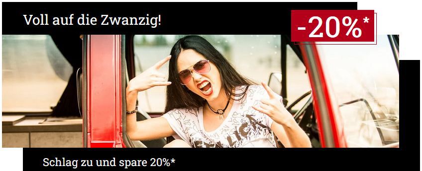 🤘🏻 EMP: 20% Rabatt auf ALLES ab 39,99€   Nur Heute!