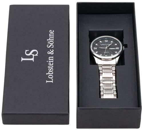 ⌚ Lobstein & Söhne Leopold Edelstahl Uhr für 11,61€ (statt 21€)