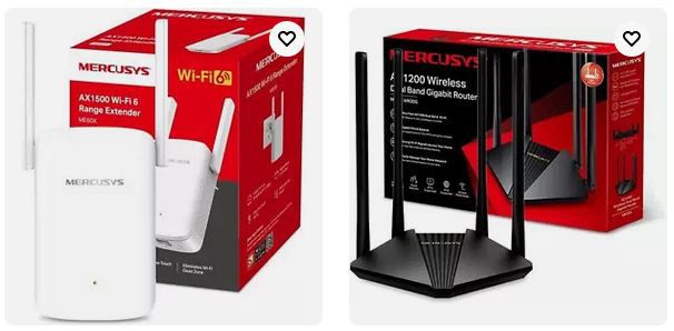 🛜 eBay: 50% Rabatt auf Mercusys Netzwerktechnik   z.B. MR3000X Router für 21€ (statt 41€)