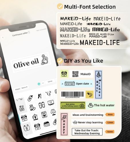 Makeid L1 Etikettendrucker mit Bluetooth für 11,97€ (statt 24€)