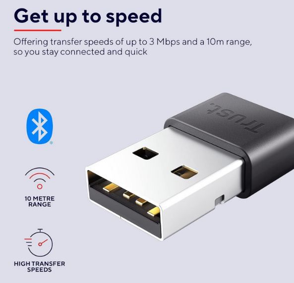 🛜 eBay: 50% Rabatt auf Trust Myna 5.3 Bluetooth USB Adapter   1er oder 2er Set