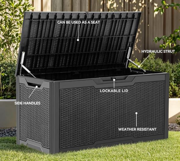 🏡 Yitahome Kunststoff Gartenbox mit 380L für 86,99€ (statt 116€)