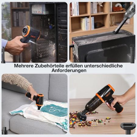 💨 Meco Eleverde 4 in 1 Staubgebläse mit Düsen für 27,59€ (statt 46€)