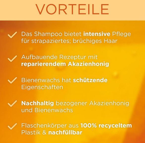 🚿 3er Pack Garnier Wahre Schätze Honig Schätze Shampoo ab 5,24€ (statt 9€)
