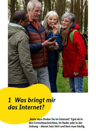 Gratis Broschüre: Nie zu alt fürs Internet