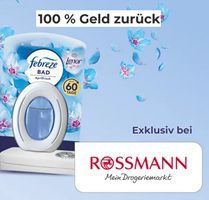 Rossmann: Febreze Aktionsprodukt gratis ausprobieren