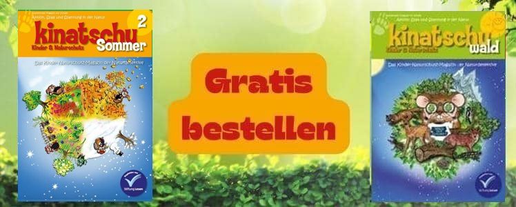 Kostenlos: Naturschutz Magazine Kinatschu für Kinder