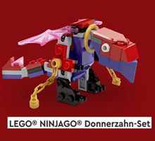 Gratis: LEGO® NINJAGO® Donnerzahn-Set bei Bauaktion in LEGO® Stores am 14. & 15.05.