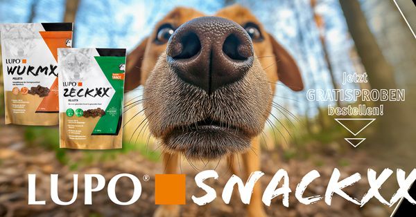 2 Proben von LUPO SNACKXX gratis bestellen