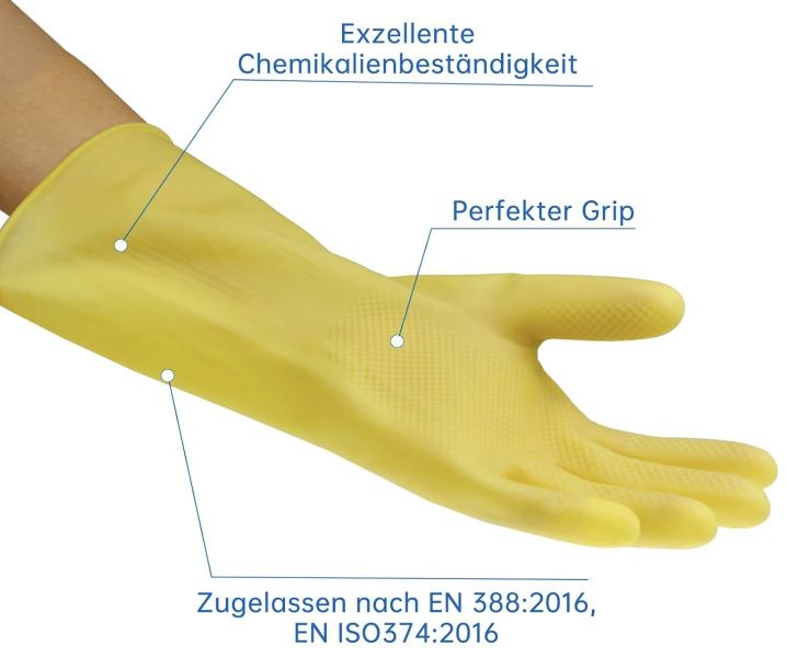 ANDANDA Gummischutzhandschuhe (Gr. L) für 3,49€ (statt 7€)