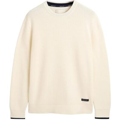 GANT Gerippter Rundhalspullover aus Baumwolle für 79,95€ (statt 130€)