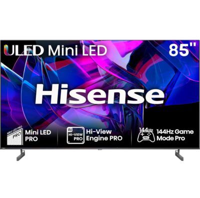 Hisense 85 Zoll U7KQ 85U7KQ UHD Mini-LED TV mit 144Hz für 1.331,58€ (statt 1.560€)