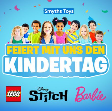 Gratis: Kindertagsfeier in den Smyths Toys Stores am 31.05.2025