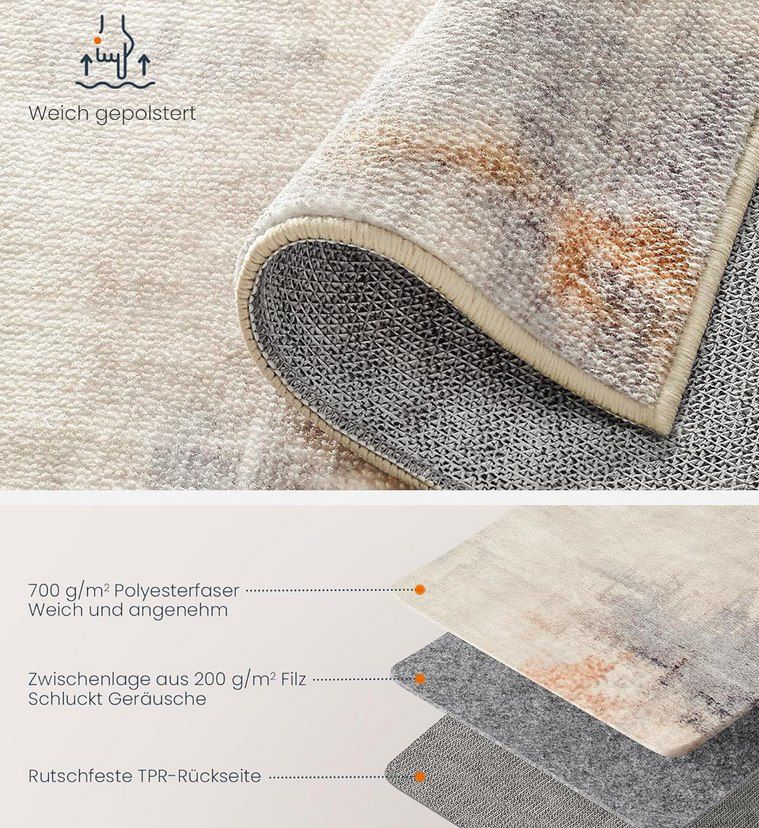 SONGMICS Teppich (160 x 230) für 19,38€ (statt 55€)