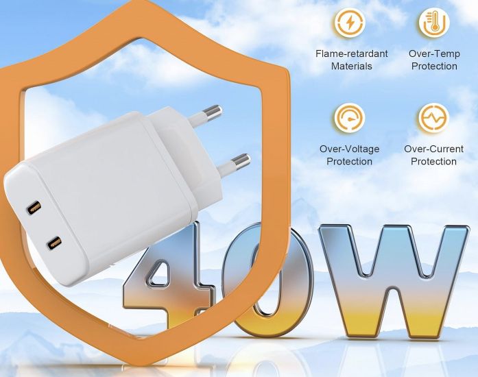 VINFFS 40W USB C Ladegerät mit GaN & PD 3.0 für 5,93€ (statt 15€)