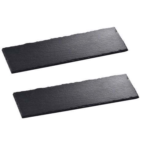 2x MALACASA Servierplatten aus Schiefer (30x10cm) für 8,49€ (statt 17€)