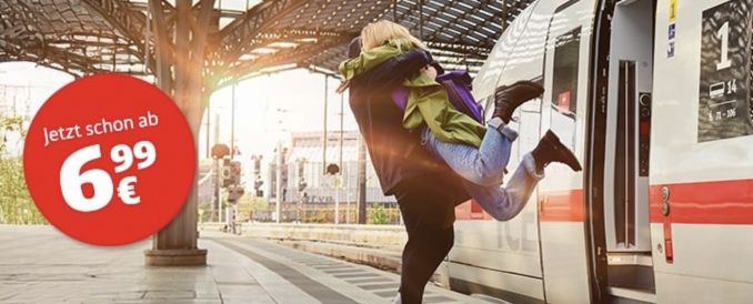 🚝 Deutsche Bahn Sparpreis Aktion   Fahrt ab 6,99€ in der 2. Klasse