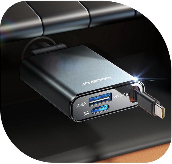 JOYROOM 57W Kfz Ladegerät mit integr. USB C Kabel für 11,39€ (statt 19€)