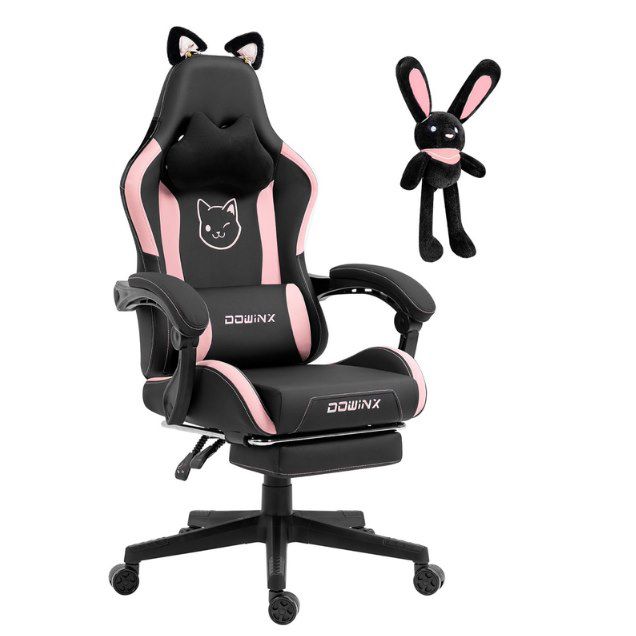🐱 Dowinx LS-6655 Gamingstuhl „Kätzchen“ für 119,78€ (statt 160€)