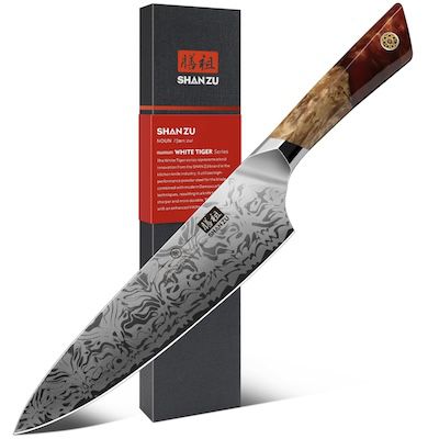 🔪 SHAN ZU White Tiger Series – Japanisches Kochmesser mit 20 cm für 99,98€ (statt 118€)