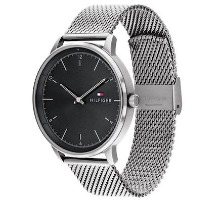 ⌚️ Tommy Hilfiger Herren Uhr mit Edelstahl Mesh Gliederarmband für 81,99€ (statt 136€)