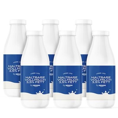 🥛 6L by Amazon Haltbare Milch mit 1,5% oder 3,5% Fett ab 6,05€