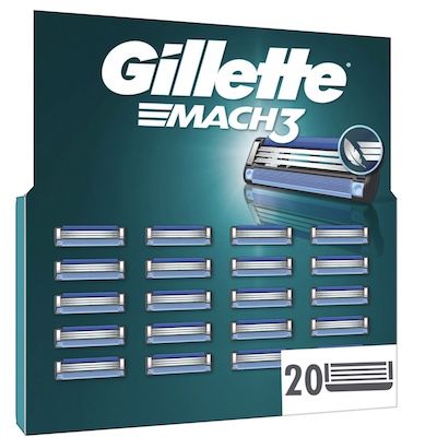 🪒 20x Gillette Mach3 Systemklingen für 29,56€ (statt 36€)