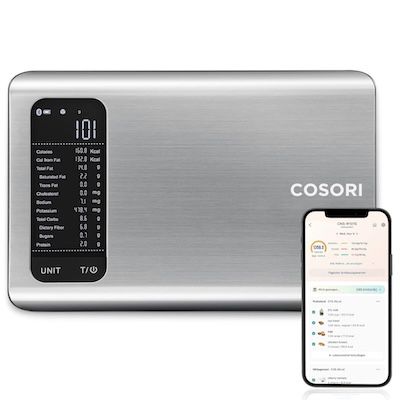 ⚖️📱🥗 Cosori digitale Küchenwaage mit Nährwertberechnung für 33,99€ (statt 45€)