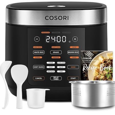 🍚 COSORI Reis- und Multikocher mit 5L & 17 Programmen für 86,54€ (statt 103€)