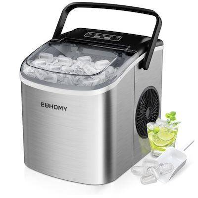🧊❄️🥶 EUHOMY Eiswürfelmaschine mit 9 Eiswürfeln in 6 Minuten für 88,79€ (statt 110€)