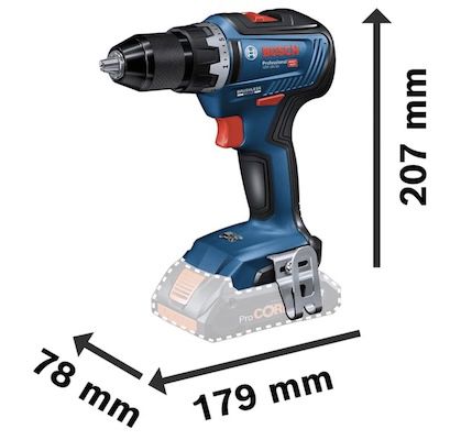 🔋🛠️ Bosch Professional GSR 18V 55 Akku Bohrschrauber inkl. 2x 4.0Ah Akku für 199,99€ (statt 253€)