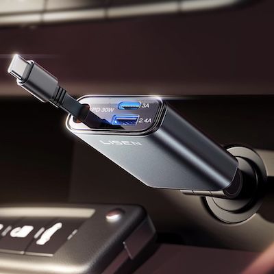 📱🔋 LISEN 3-in-1 Auto Zigarettenanzünder-Ladegerät mit USB-C für 11,69€ (statt 18€)