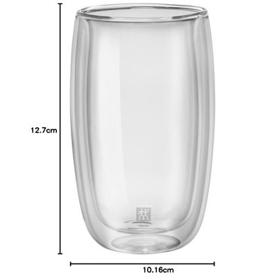 2x 350ml ZWILLING Sorrento Doppelwandige Latte Macchiato Gläser für 17,95€ (statt 23€)