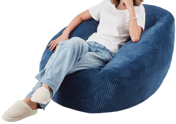 🛋️ VEVOR Sitzsack Sitzkissen 90x85cm mit Armlehnen Blau für 39,89€ (statt 56€)