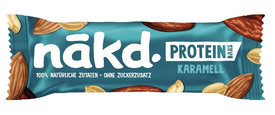 🍫 16 x 45g Nākd. Karamell Protein Riegel für 13,20€ (statt 17€) 👉🏻 0,83€ pro Stück
