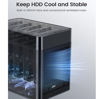 ORICO DS500C3 Magnetic Type Festplattengehäuse mit 3,5 Zoll für 95,99€ (statt 160€)