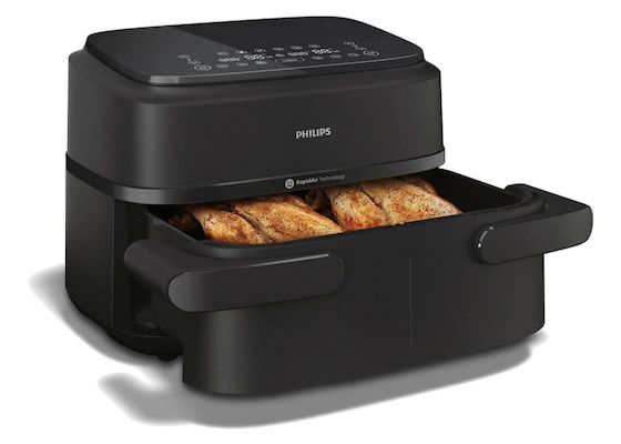 🍗 PHILIPS NA150/00 Heißluftfritteuse mit 7.1L für 100€ (statt 119€)