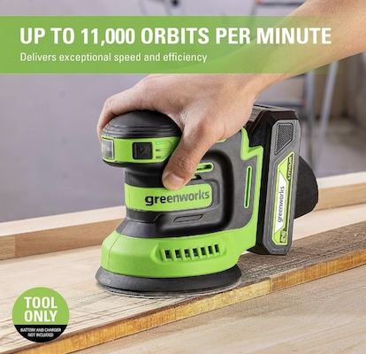⚙️ Greenworks Exzenterschleifer mit 24V für 49,99€ (statt 60€)