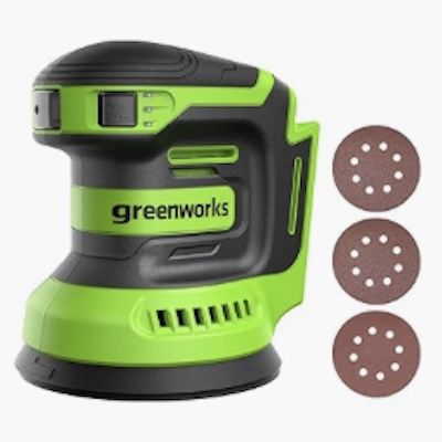 ⚙️ Greenworks Exzenterschleifer mit 24V für 49,99€ (statt 60€)