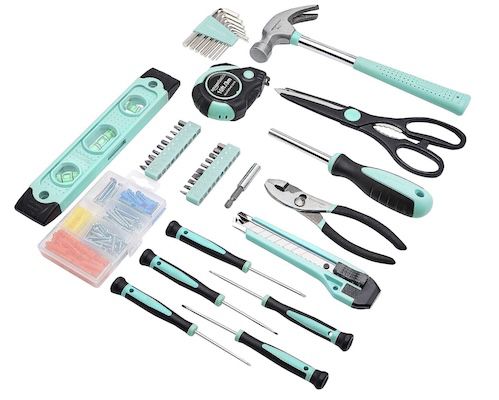 ⚒️ Amazon Basics 142 tlg. Haushaltswerkzeugset mit Werkzeugkoffer für 21,71€ (statt 30€)