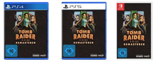🛕 Tomb Raider 1 3 Remastered   PS4 & PS5 für 19,99€   Switch 21,98€