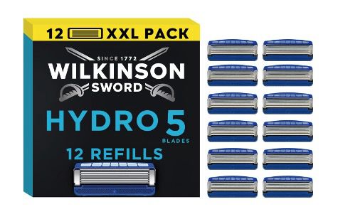 🪒 12x Wilkinson Rasierklingen Sword Hydro 5 Skin Protection ab 12,52€ (statt 20€)