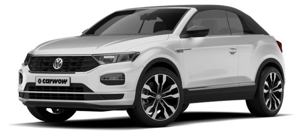 🚗💨 VW T Roc Cabriolet R Line 1.5 TSI OPF DSG mit 150 PS für 279€ mtl.   LF 0,76
