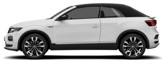 🚗💨 VW T Roc Cabriolet R Line 1.5 TSI OPF DSG mit 150 PS für 279€ mtl.   LF 0,76