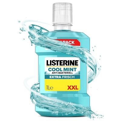 🦷 1 Liter Listerine Cool Mint XXL Mundwasser ab 4,35€ (statt 6€)
