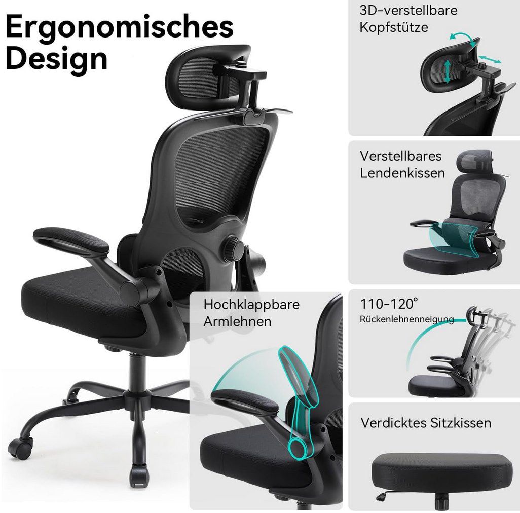 Aevoriax N56 ergonomischer Bürostuhl für 69,99€ (statt 100€)