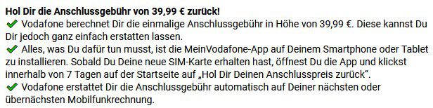 🍎 Apple iPhone 16e für 1€ + Vodafone Allnet 50GB für 39,99€ mtl + 100€ Bonus