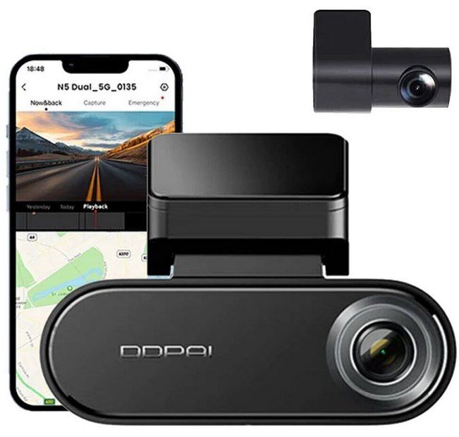 🚗 DDPAI N5 4K Dual DashCam mit GPS für 62,39€ (statt 130€)