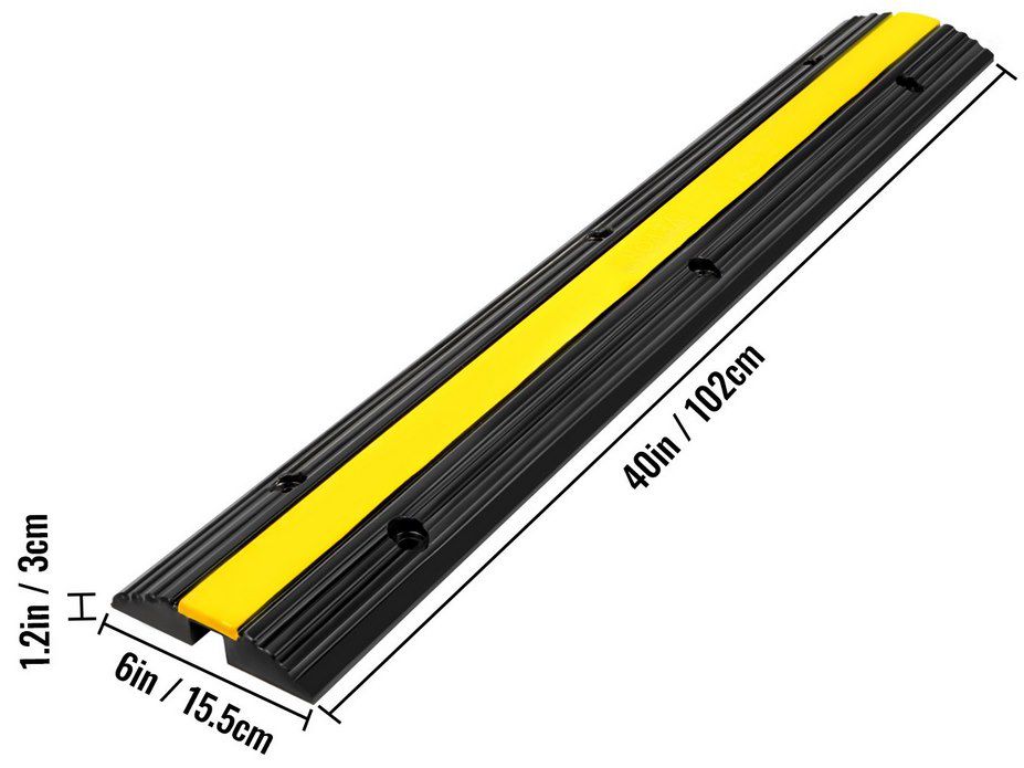 4x Vevor Kabelbrücke (102 x 15,5 x 3 cm) mit 1 Kanal für 31,34€ (statt 41€)