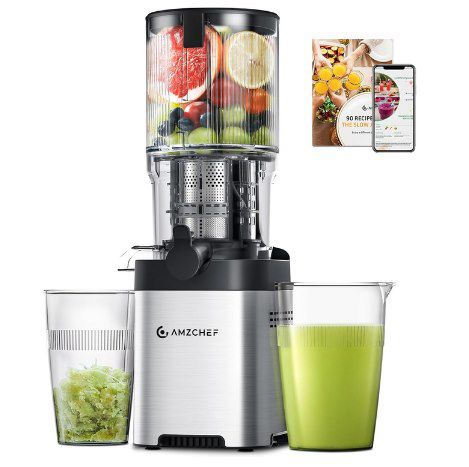 🍌 AMZCHEF Slow Juicer mit 126mm Breite für 69,29€ (statt 110€)